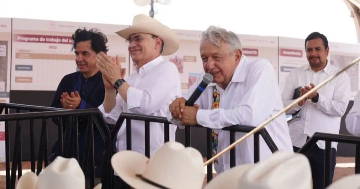 AMLO cierra gira por Sonora supervisando plan para el pueblo Yaqui