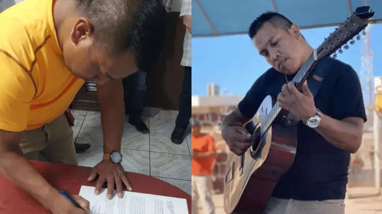 Fidencio Aldama fue liberado tras casi siete años encarcelado injustamente. (Foto: Cortesía)