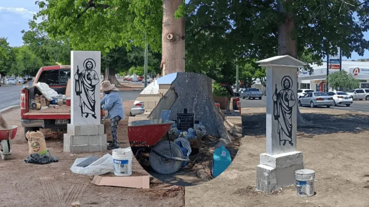 La obra fue realizada por una persona ajena a los fallecidos. (Foto: Tadeo Cruz/EXPRESO)
