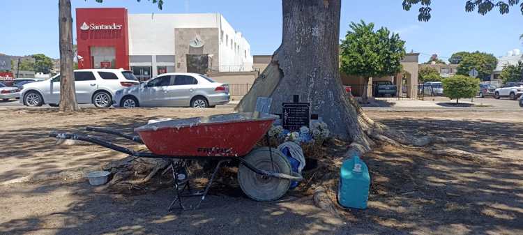 Recuerdan con monumento a joven pareja fallecida en el bulevar Morelos
