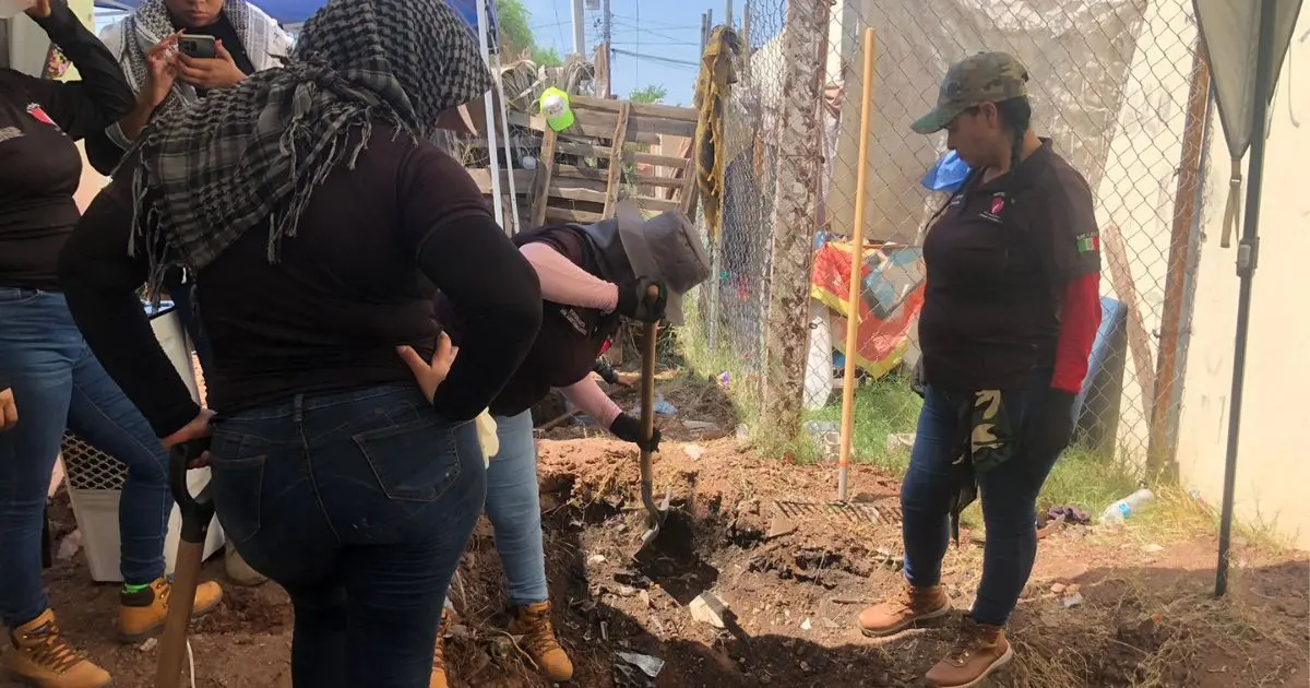 Calor intenso no detiene a las Rastreadoras de Ciudad Obregón