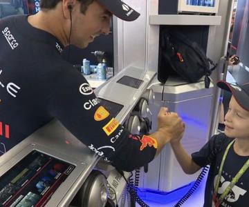 Así fue el emotivo gesto de Checo Pérez con un niño