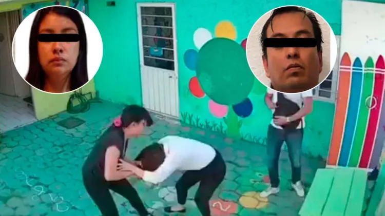 Padres que golpearon a maestra son acusados de extorsión