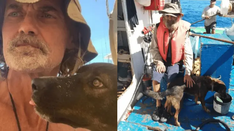 Tim y Bella separaron sus vidas tras tres meses juntos en el mar. (Foto: Cortesía)