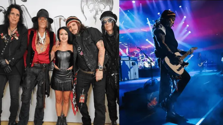 Johnny se presentó con su banda el domingo tras el episodio sufrido en Budapest. (Foto: Cortesía)