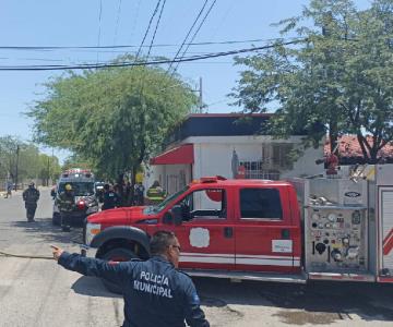 Mujer lesionada tras explosión de tambo de gas en colonia Los Jardines