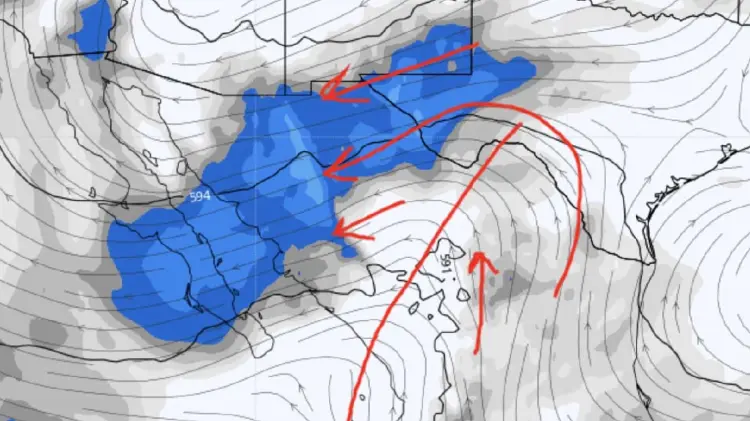 Alertan sobre ingreso de la primera vaguada invertida a Sonora (Foto:Tomada de redes/EXPRESO)