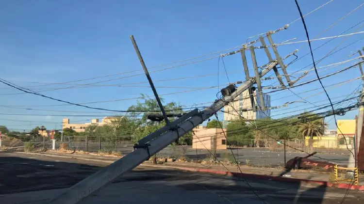 Fuertes lluvias dejan daños en Hermosillo (Foto:Jorge Flores/EXPRESO)