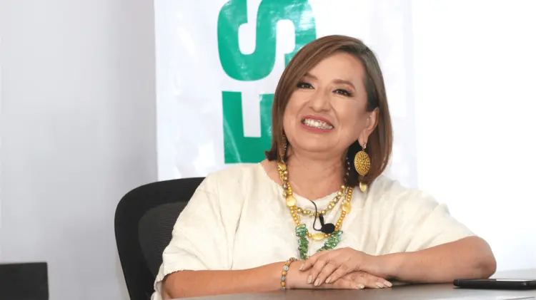 Xóchitl Gálvez Ruiz en su visita a Sonora (Foto: Jorge Flores/EXPRESO)