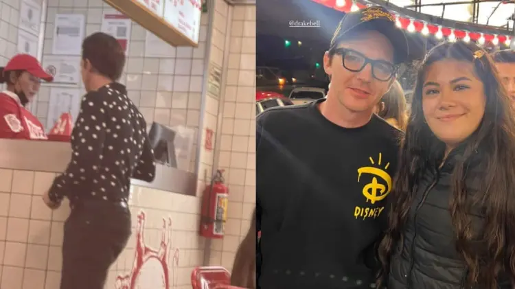 Parece que no es la primera vez que algún fan se topa a Drake Bell en una taquería. (Foto: Twitter)