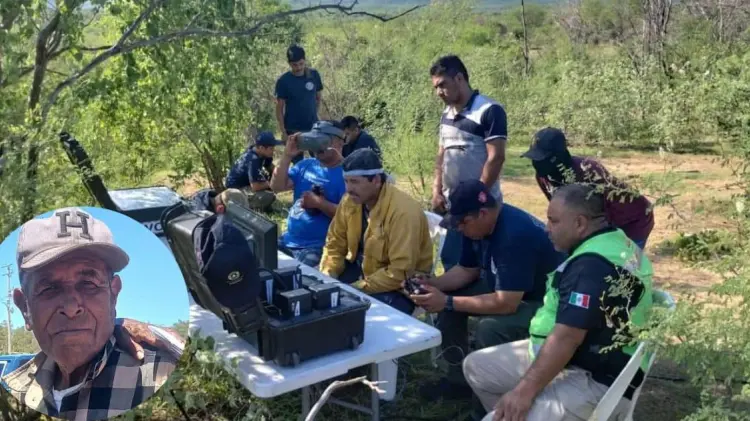 Paran búsqueda de anciano desaparecido en Tres Hermanos (Foto:John Castellón/EXPRESO)