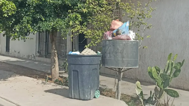 Golpes de calor y fallas provocan rezago de basura en Navojoa (Foto:John Castellón/EXPRESO)