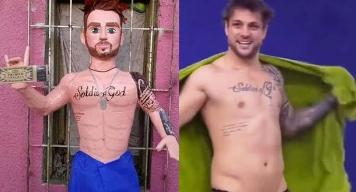 ¡Hermano, ya eres mexicano! Nicola Porcella ya tiene su piñata
