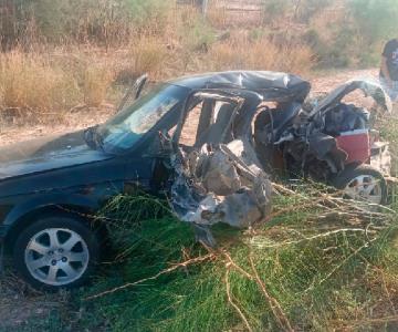 Accidente en la carretera Hermosillo-Bahía de Kino deja cuatro lesionados