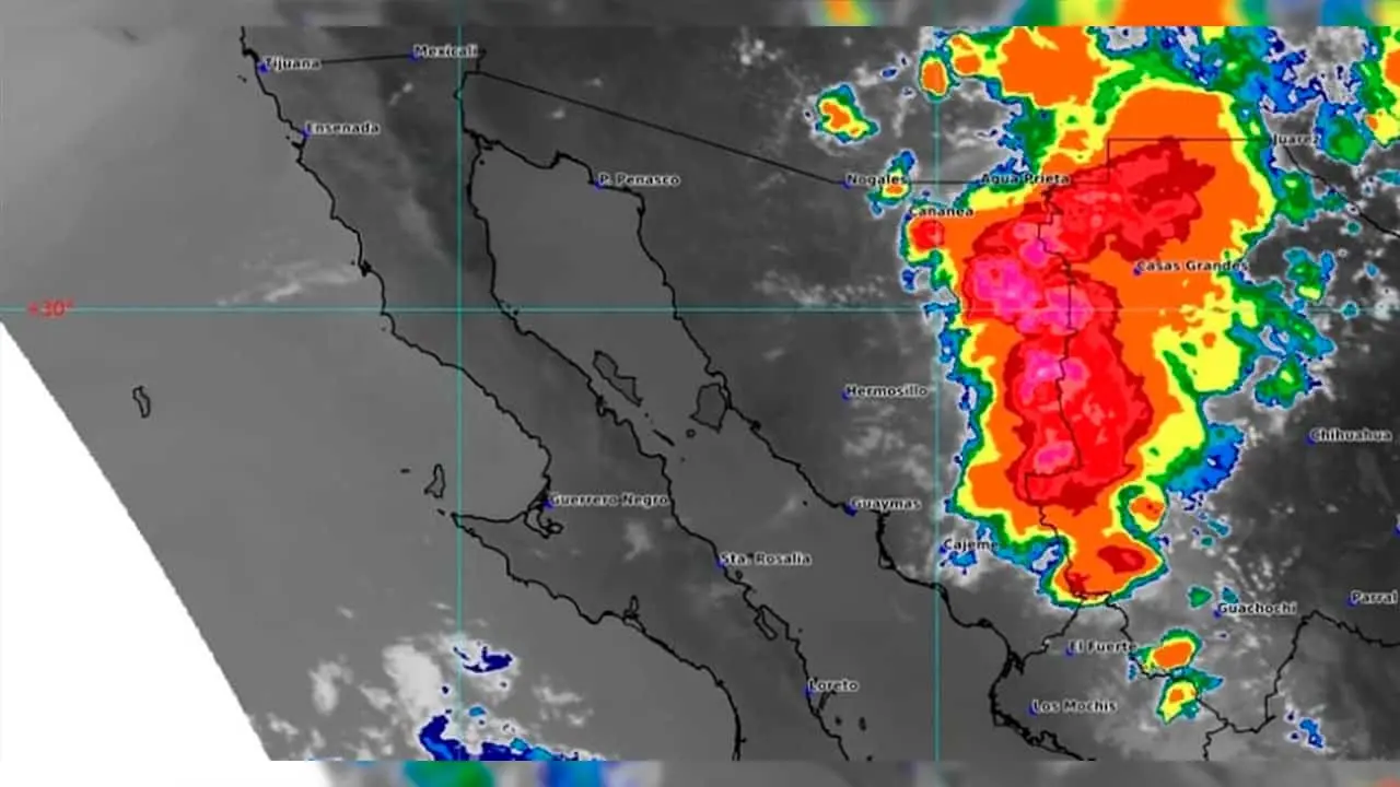Pronostican lluvias y tormentas en diversas regiones de Sonora