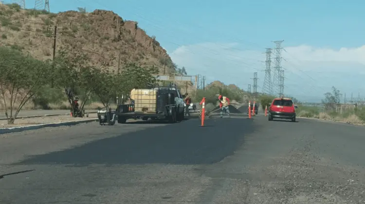 Trabajan en obra de carretera Altar-Sasabe (Foto:Archivo/EXPRESO)