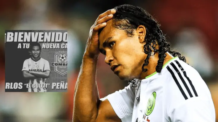 Carlos Peña no podrá jugar en Hermosillo con el Deportivo Combate. (Foto: Cortesía)