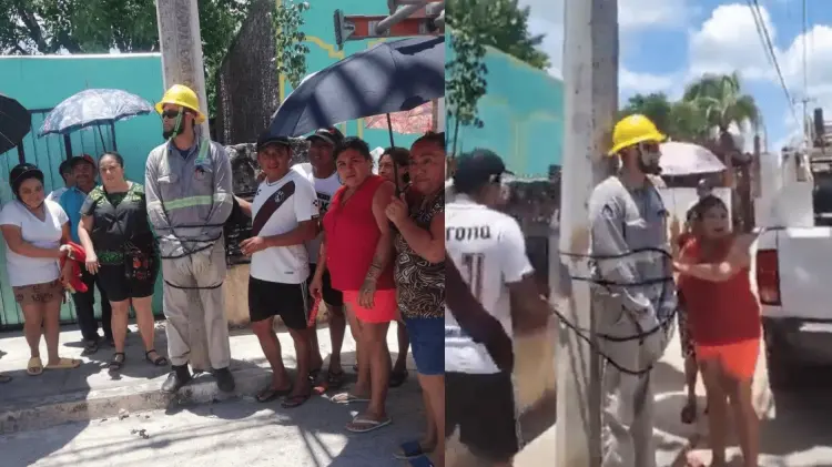 La viral privación de su libertad fue simulada, afirma la CFE. (Foto: Cortesía)