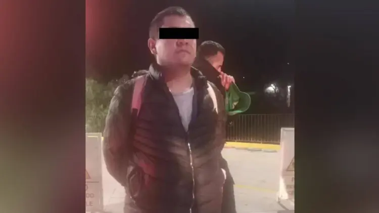 Miguel N fue detenido por la Policía Municipal de Guanajuato. (Foto: Twitter/@ANavarroMX)