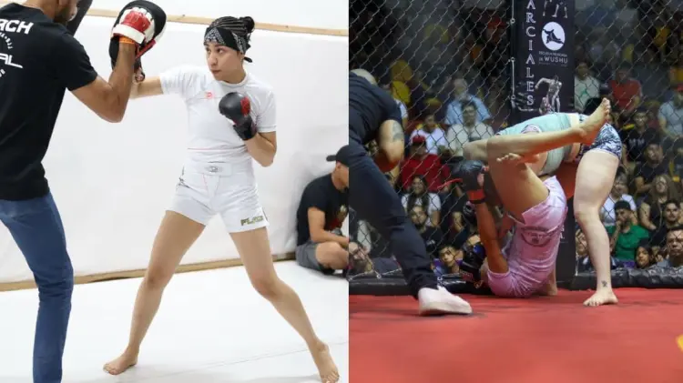 Laura Valeria Ayala Valle, peleadora hermosillense de MMA. (Fotos: Cortesía)