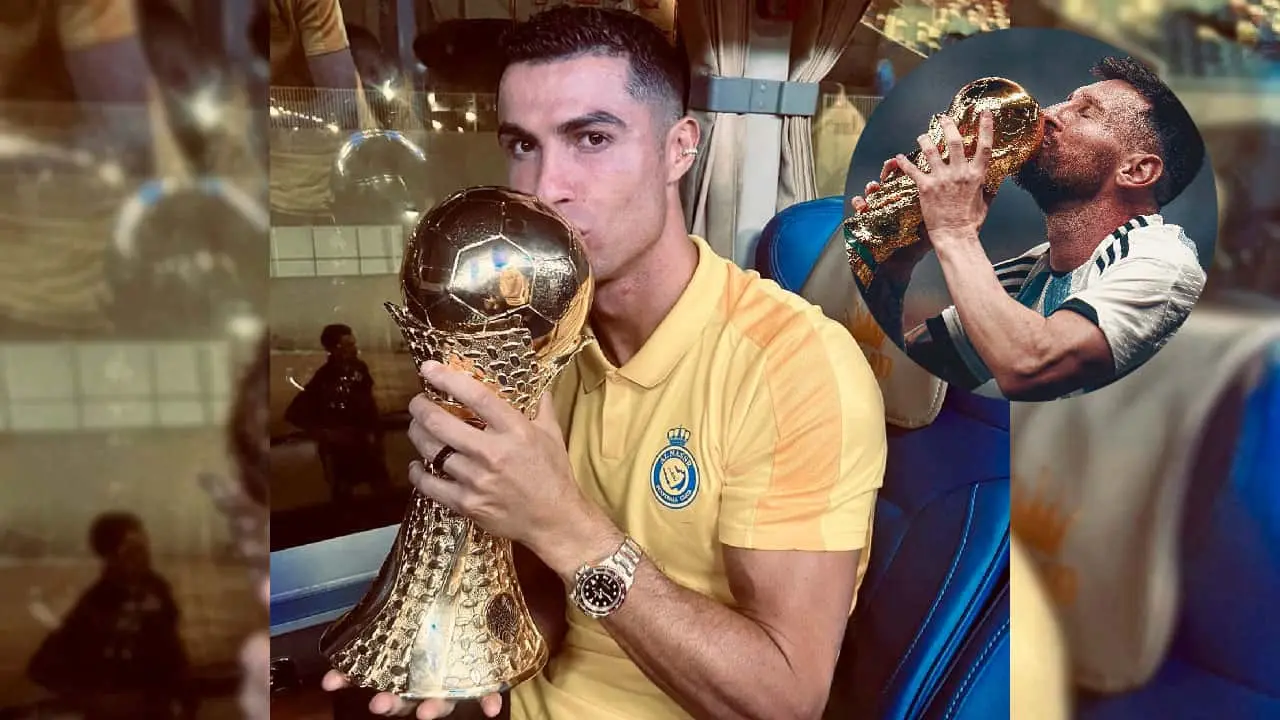 Título de Cristiano Ronaldo en Al-Nassr causa comparaciones con Messi 