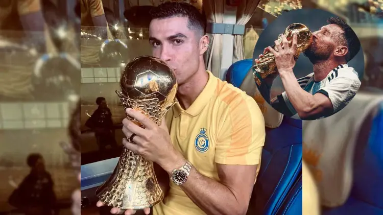 El diseño de la copa generó comparaciones con el trofeo del Mundial. (Foto: Especial/EXPRESO)