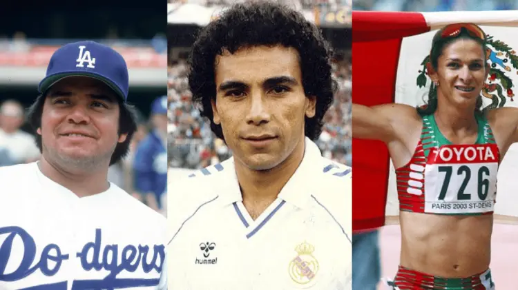 Fernando Valenzuela, Hugo Sánchez y Ana Gabriela Guevara. (Foto: Cortesía)