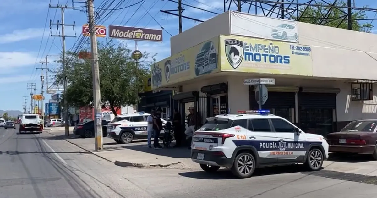Despojan de 200 mil pesos a casa de empeño Empeño Motors