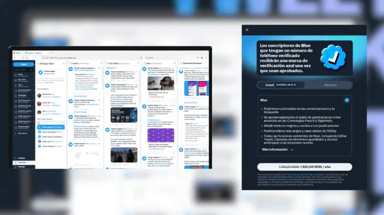 La aplicación web Tweetdeck o X Pro ha pasado a ser de paga. (Foto: Especial/EXPRESO)