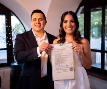 Anahí y Mauricio unen sus vidas en matrimonio