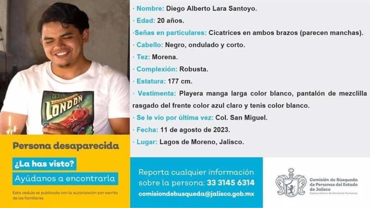 Ellos son los 5 jóvenes desaparecidos en Lagos de Moreno