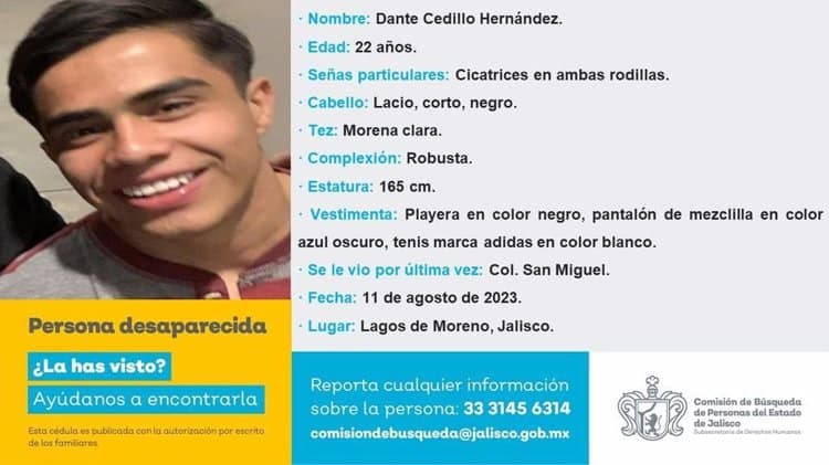 Ellos son los 5 jóvenes desaparecidos en Lagos de Moreno