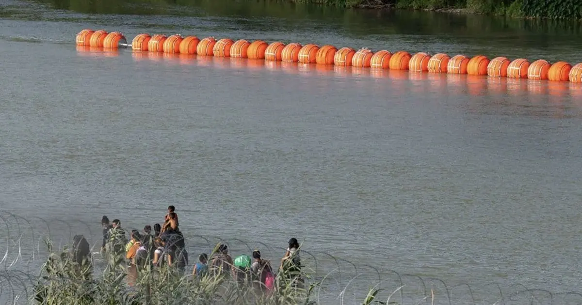 Mayoría de boyas en río Bravo están en territorio mexicano