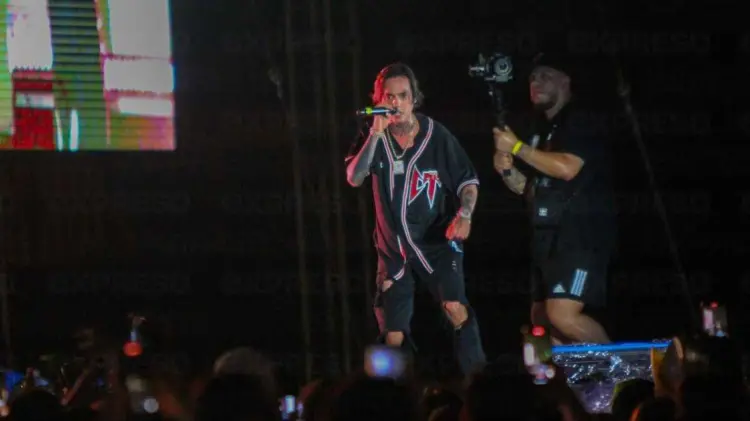 Natanael Cano se presentó en su ciudad natal Hermosillo. (Foto: Cristian Ruiz/EXPRESO)