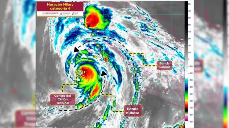 Protección Civil compartió el pronóstico en Sonora tras paso de Hilary (Foto:Especial/EXPRESO)
