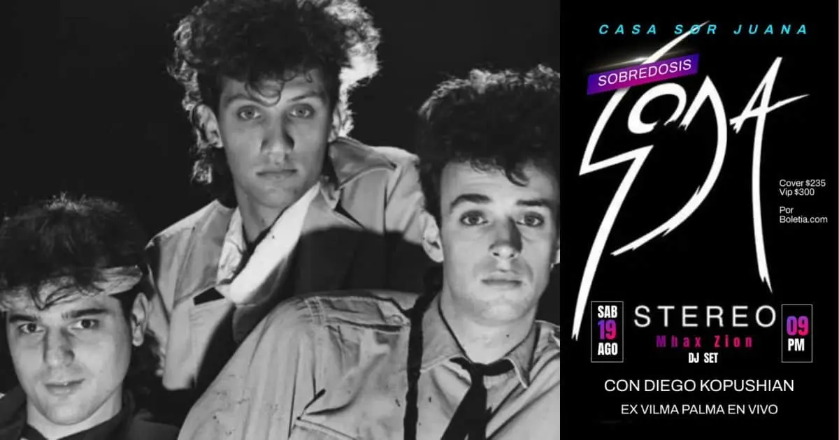 Recordarán con tributo a Soda Stereo