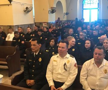 Bomberos de Hermosillo celebraron su día la mañana de este martes