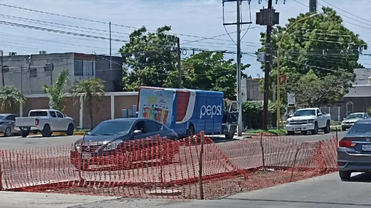 Hilary retrasa trabajos de rehabilitación de calles en Cajeme (Foto:Ana Camargo/EXPRESO)