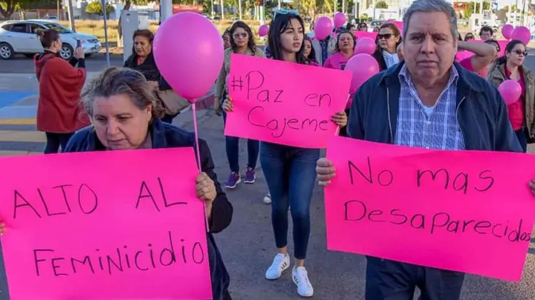El pasado jueves 24 realizaron una marcha pacífica en Obregón. (Foto: Ana Camargo / EXPRESO)