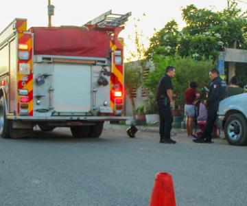 Arde colchón tras cortocircuito en un domicilio en Unión de Ladrilleros