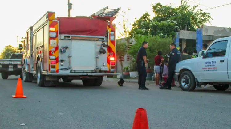 Colchón se incendia tras cortocircuito en Unión de Ladrilleros (Foto:Cristian Ruiz/EXPRESO)