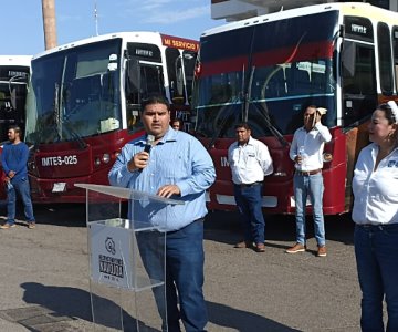 Entregan cuatro unidades nuevas del IMTES a Navojoa