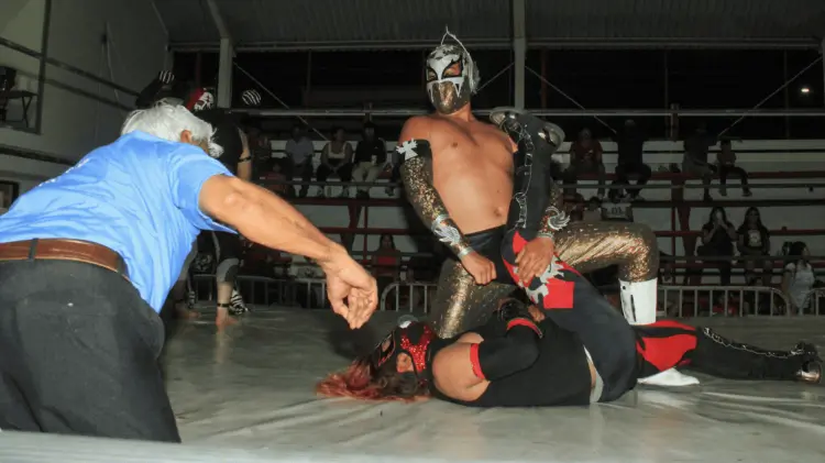 El evento fue organizado por GDZ Sonora lucha libre. (Foto: Cristian Ruiz/EXPRESO)