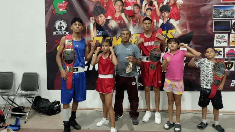 Los jóvenes de Empalme se presentaron al Campeonato en la Perla del Desierto. (Foto: Cortesía)