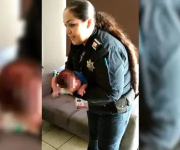 Agente municipal salvó a un bebé de 3 meses en Puerta Real
