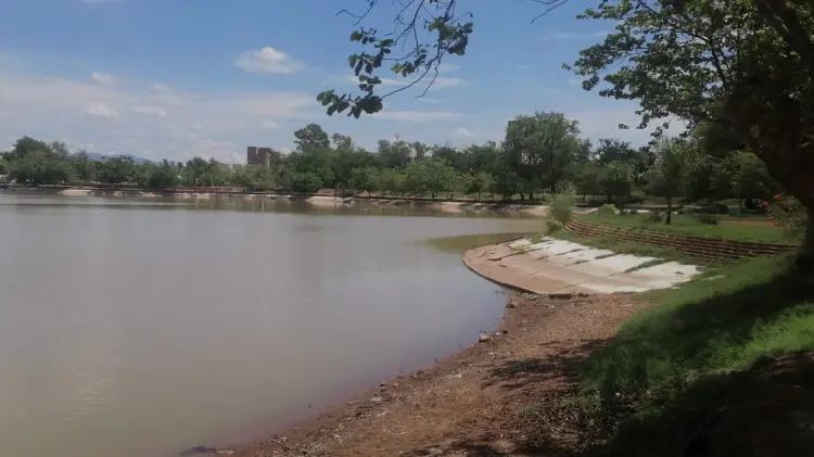 Calor baja nivel del agua en Laguna del Náinari (Foto:Ana Camargo/EXPRESO)