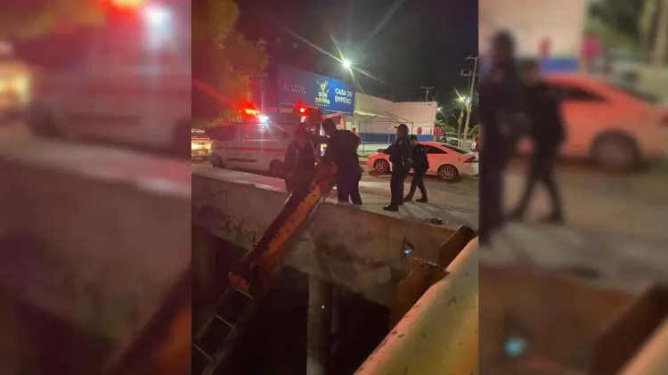 Hombre en situación de calle lesionado fue rescatado debajo de un puente (Foto:Especial/EXPRESO)