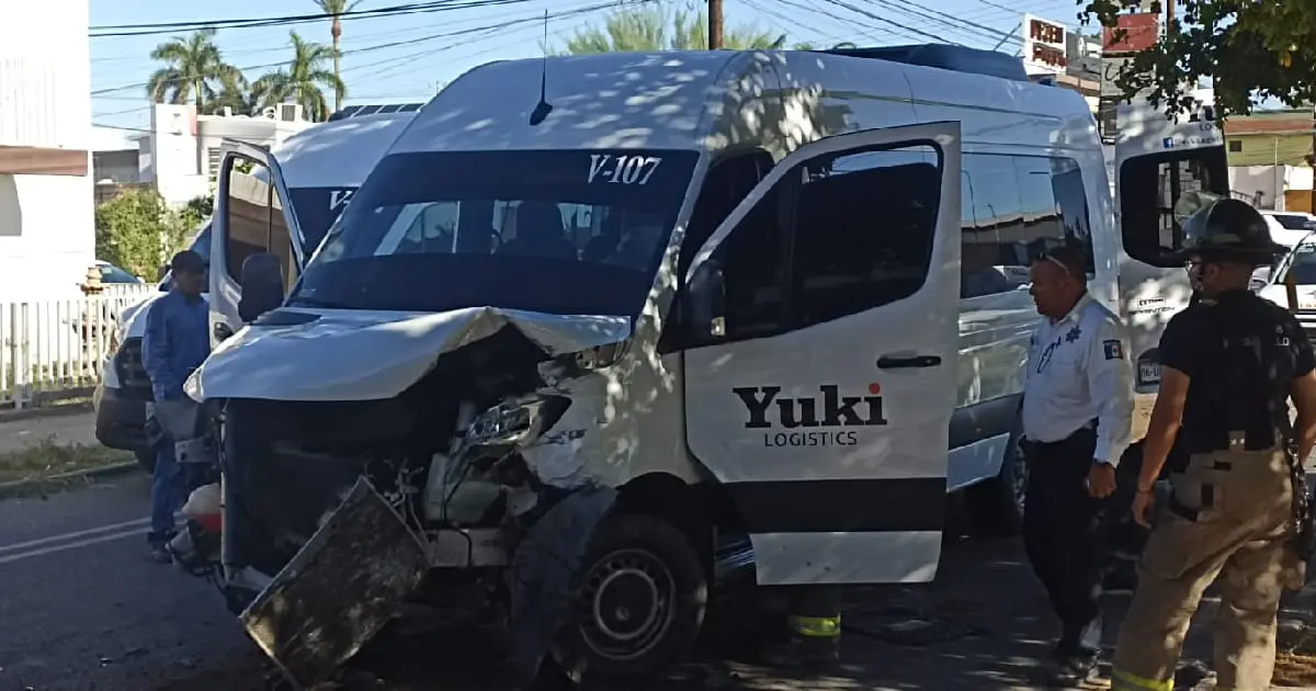 Choque de transporte de estudiantes dejó 6 menores lesionados