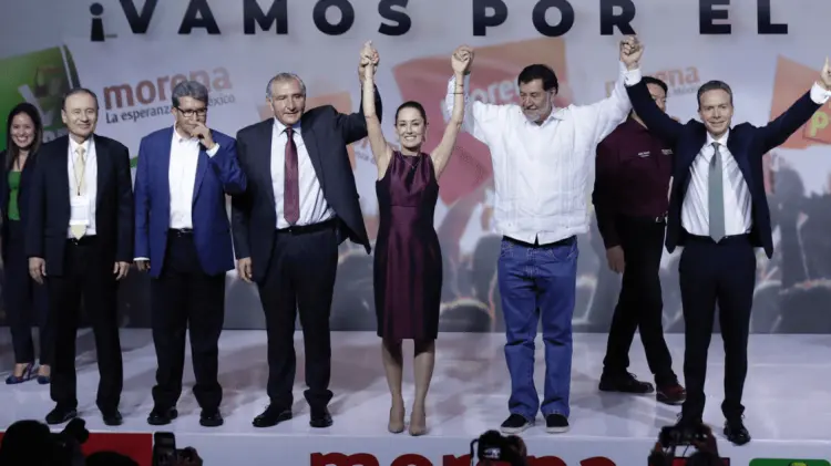 Claudia Sheinbaum tuvo amplia ventaja sobre sus compañeros. (Foto: El Universal/EXPRESO)