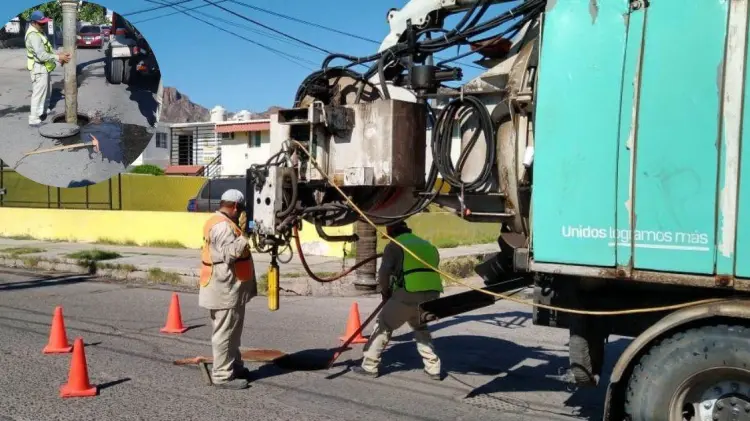 CEA realiza limpieza de alcantarillas en Guaymas (Foto:Especial/EXPRESO)